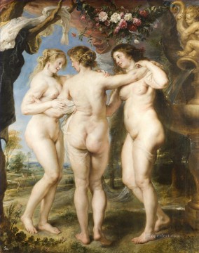  paul canvas - The Three Graces Baroque Peter Paul Rubens